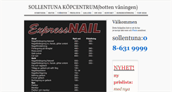 Desktop Screenshot of expressnail.se